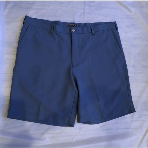 Peter Millar Crown Sport Golf Shorts Blue Polyester Size 42 - Picture 2 of 11